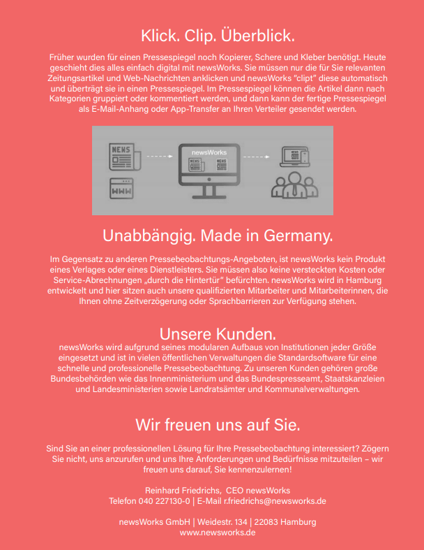 newsWorks Flyer Deutsch