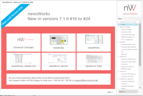 New in newsWorks 7.1.0#10 to #24